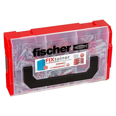 Fischer Duopower Universaldübel-Set Fixtainer - Tiefenbiss-Box