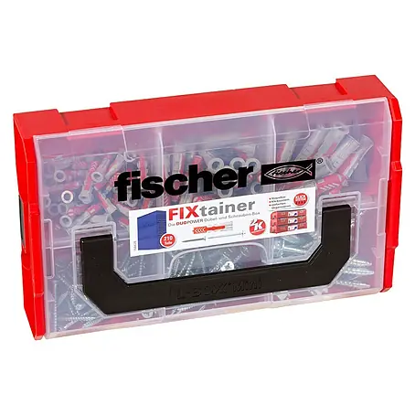 Fischer Duopower Universaldübel-Set Fixtainer mit Schrauben