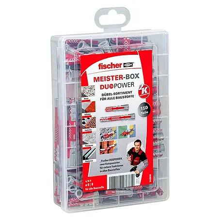 Fischer Duopower Universaldübel-Set Meisterbox kurz/lang