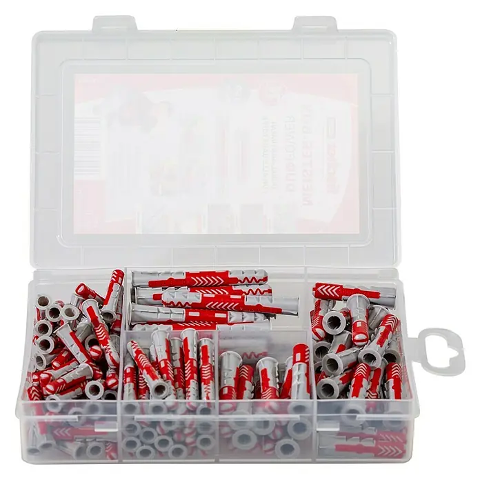 Fischer Duopower Universaldübel-Set Meisterbox kurz/lang - 150 -tlg. - Ansicht von oben