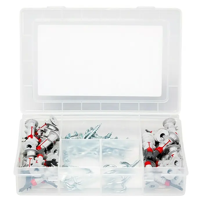 Fischer Duoblade Gipskartondübel-Set Meister-Box - 77 -tlg. - Ansicht von oben