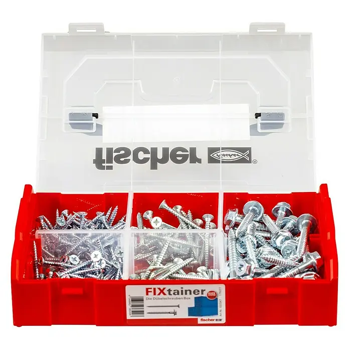 Fischer Schrauben-Set MeisterBox - 210 -tlg. - Ansicht von oben