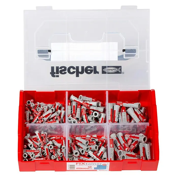 Fischer Duopower Dübelsortiment FIXtainer - 210 -tlg. - Ansicht von oben