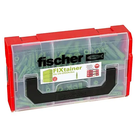 Fischer Greenline Dübelsortiment FIXtainer UX-green-Box