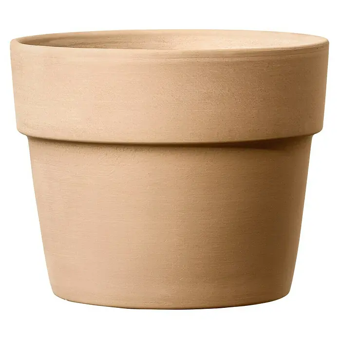 Deroma Pflanztopf Perfetto - Außenmaß (Ø x H): 24 x 19,7 cm, Naturmaterialien - Vorderansicht