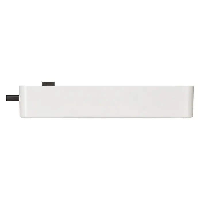 Brennenstuhl Smart-Steckdosenleiste Ecolor - 3-fach, Schwarz, 3.600 W, L x B x H: 30 x 8 x 4,5 cm - Vorderansicht