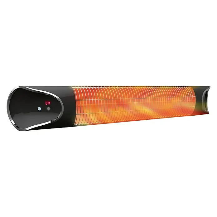 Infrarot-Heizstrahler Livington Instant Heater - 2.000 W, Schwarz, L x B x H: 90 x 13 x 9 cm - Diagonale Ansicht