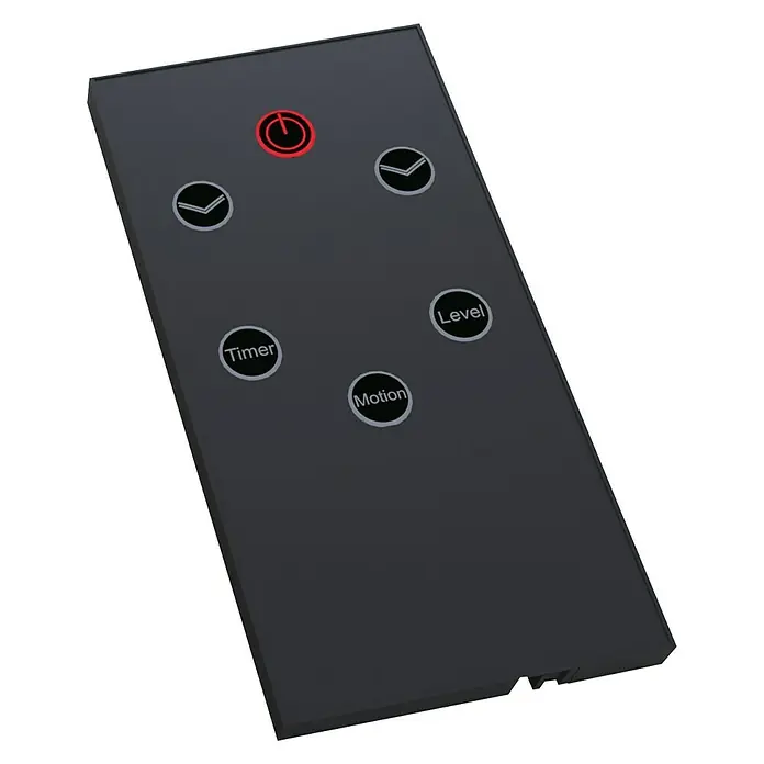 Infrarot-Heizstrahler Livington Instant Heater - 2.000 W, Schwarz, L x B x H: 90 x 13 x 9 cm - Diagonale Ansicht