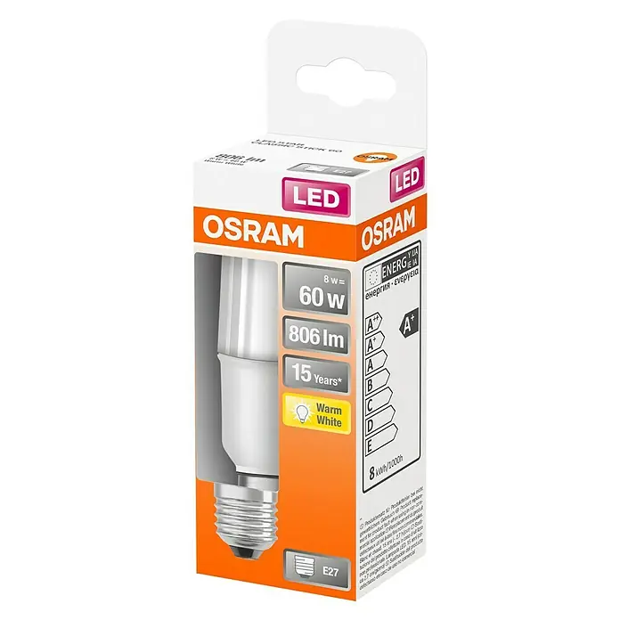Osram Star LED žarulja - E27, 8 W, 806 lm, 1 kom - Dijagonalni pogled