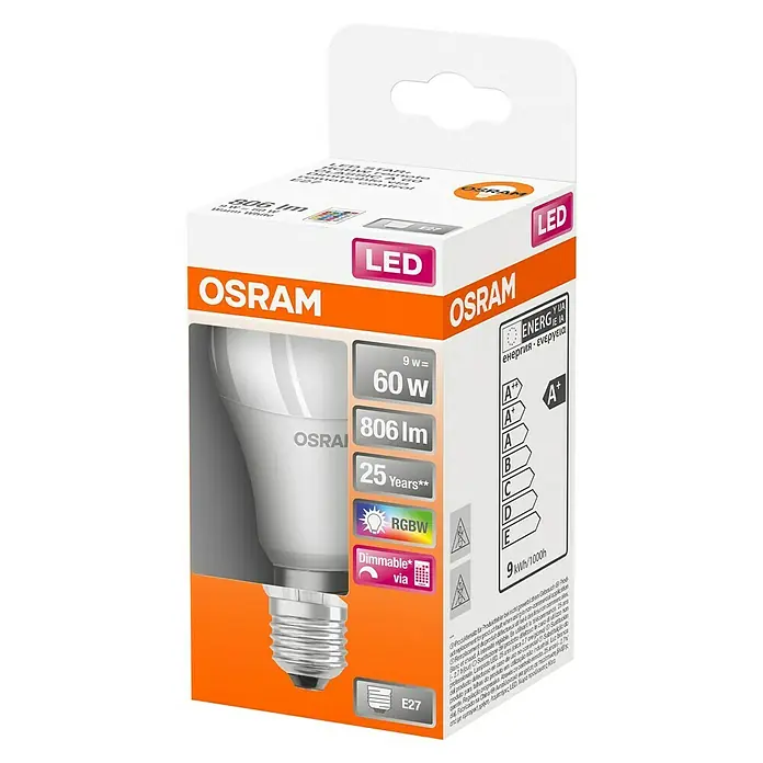 Osram Retrofit LED žarulja - E27, 9 W, 806 lm - Dijagonalni pogled