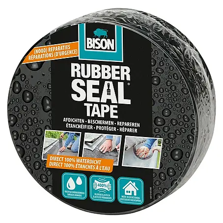 Bison Rubber Seal Reparatietape Rol 7,5 cm x 5 m