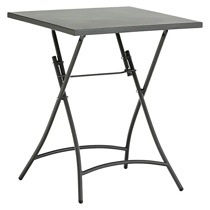 Mesa de balcón Tea - 60 x 72 cm, Acero - Vista angular
