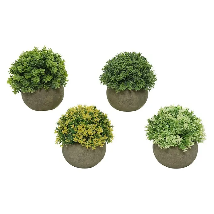 Planta artificial - Altura: 31 cm, Verde, Plástico - Vista frontal