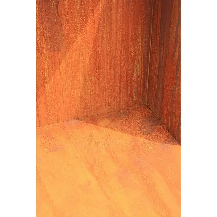 Palatino Pflanztisch - 100 x 60 x 150 cm, Rostrot, Cortenstahl - Stimmungsaufnahme