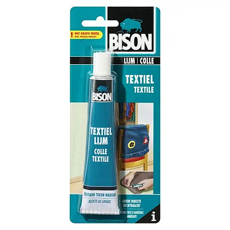 Bison  Speciale lijm voor textiel Blister 50 ml