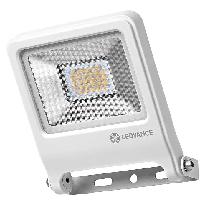 Ledvance LED-Strahler Endura Flood - Weiß, 20 W, IP65 - Diagonale Ansicht