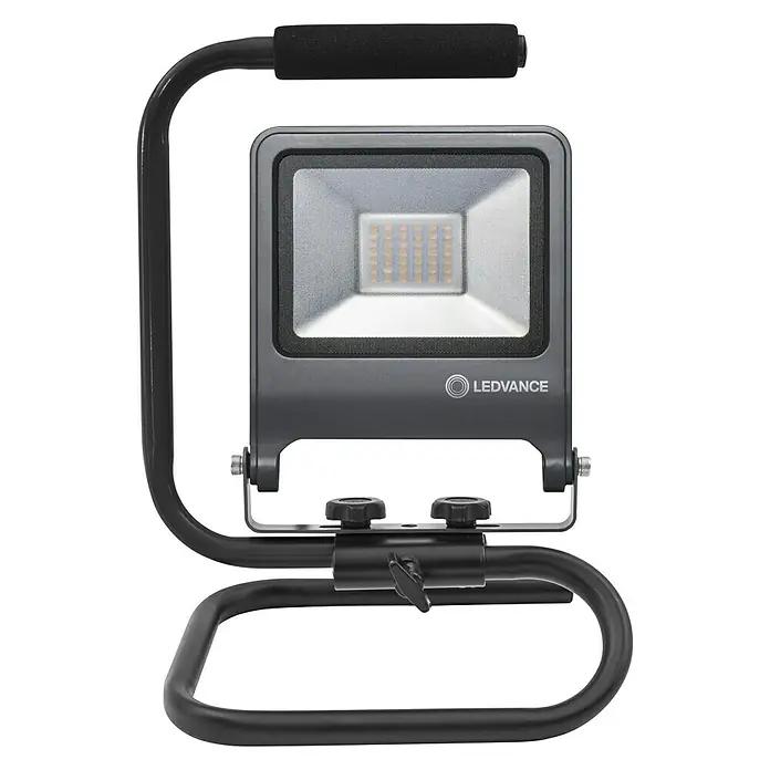 Ledvance LED-Strahler Floodlight - 30 W, Schwarz, Tragegriff, IP65 - Vorderansicht