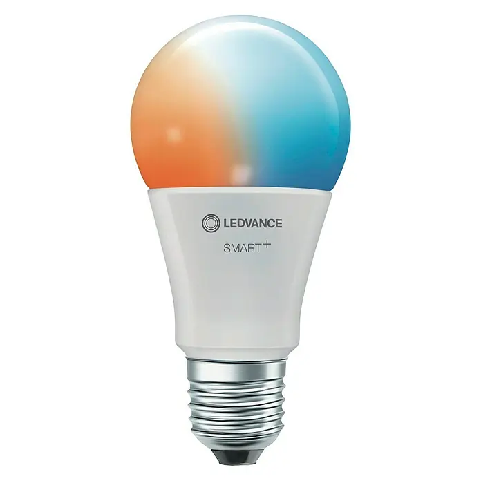 Ledvance Smart+ Bluetooth LED-Leuchtmittel Classic - E27, 9 W, A60, 806 lm, Einstellbare Farbtemperatur - Vorderansicht