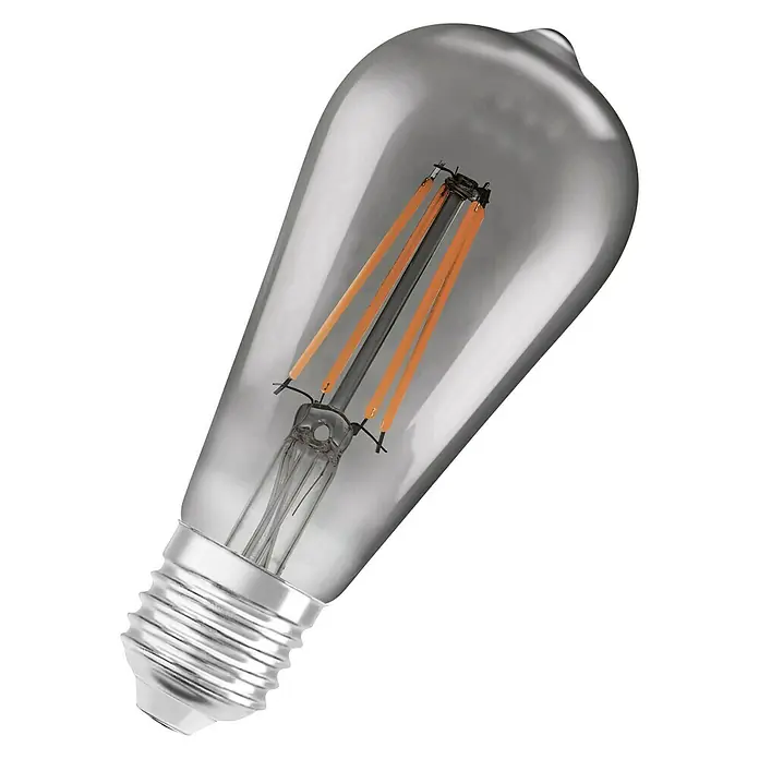Ledvance Smart+ Bluetooth LED-Leuchtmittel Edison - E27, 6 W, ST64, 540 lm, Dimmbar - Vorderansicht