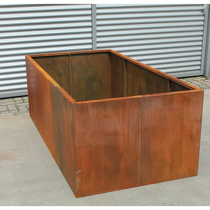 Palatino Hochbeet Urban - 250 x 50 x 70 cm, Cortenstahl - Stimmungsaufnahme