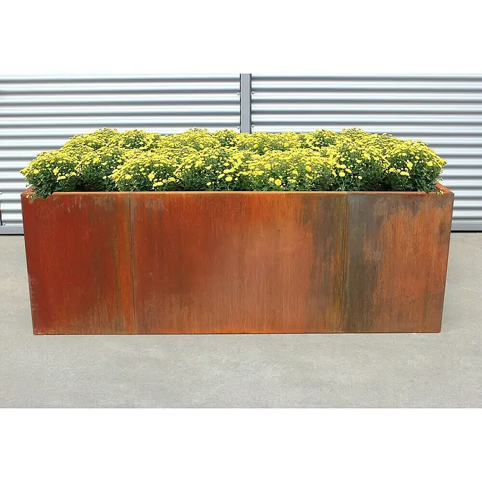 Palatino Hochbeet Urban - 250 x 50 x 70 cm, Cortenstahl - Stimmungsaufnahme