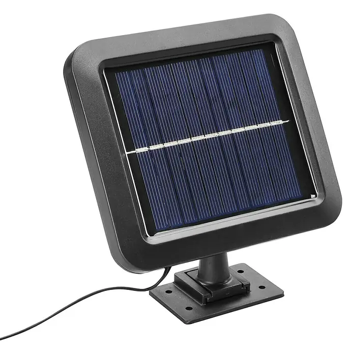 BAUHAUS Solarna vanjska zidna LED svjetiljka - Senzor pokreta, Hladna bijela, IP44 - Dijagonalni pogled