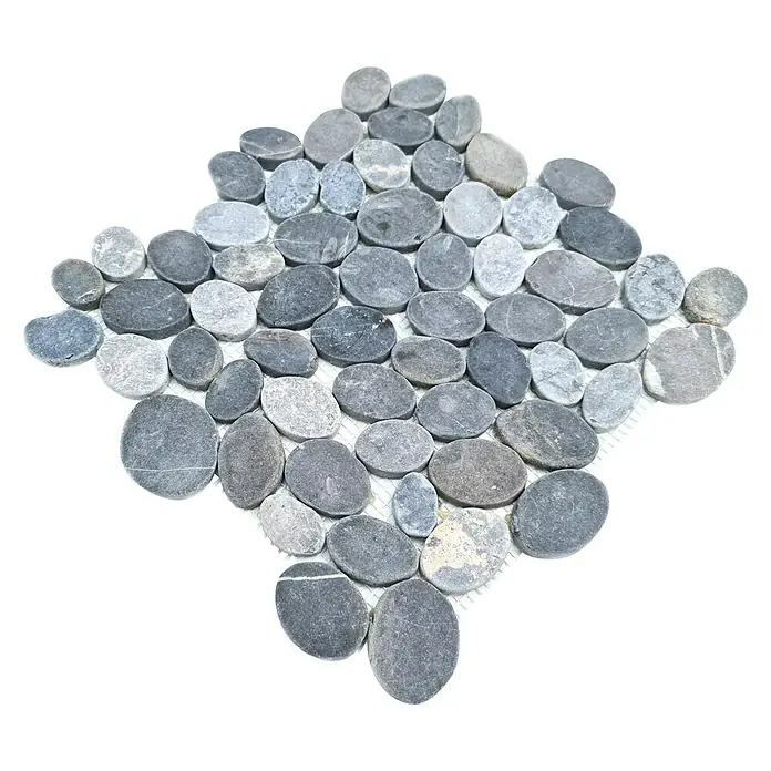 Mosaikfliese XKS INAS - 30,5 x 30,5 cm, Grau, Matt - Ansicht von oben