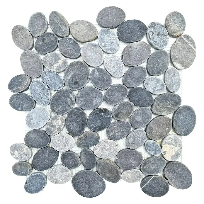 Mosaikfliese XKS INAS - 30,5 x 30,5 cm, Grau, Matt - Ansicht von oben