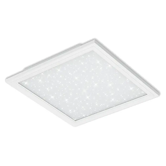 Briloner LED-Panel Sternendekor - 24 W, L x B x H: 45 x 45 x 6 cm, Weiß, Warmweiß - Ansicht von unten