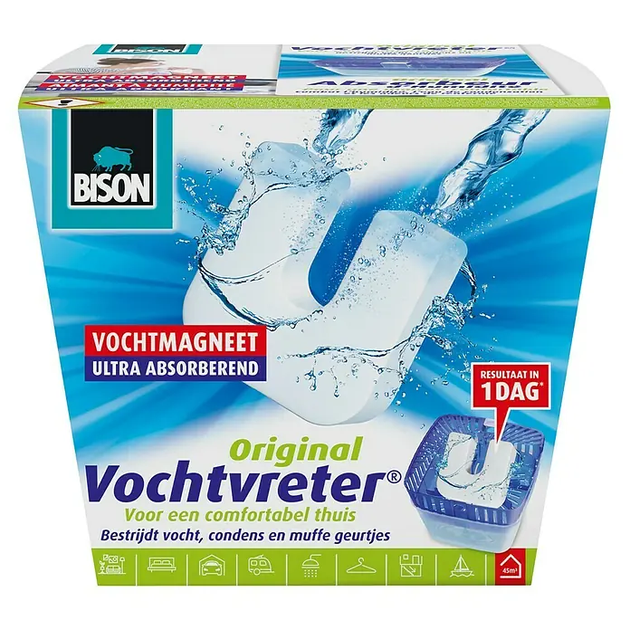 Bison Vochtvreter Luchtontvochtiger 450 g - Geur: Neutraal - Vooraanzicht