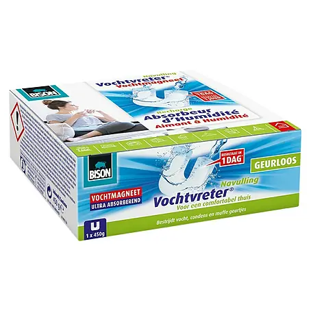 Bison Vochtvreter Luchtontvochtiger, navultabletten 450 g