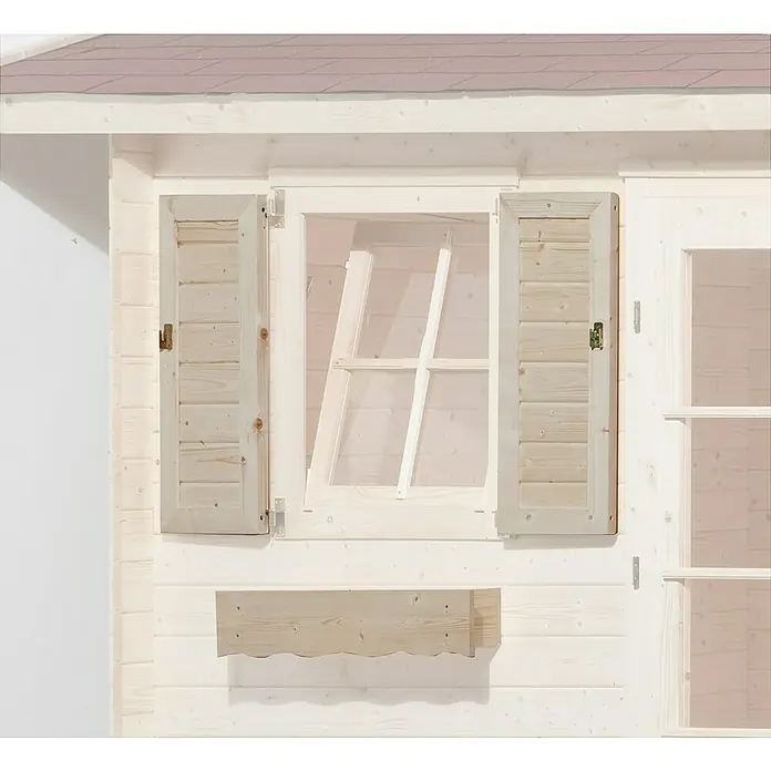 Weka Fensterladen mit Blumenkasten - Passend für: Fenster B x H: 69 x 79 cm - Stimmungsaufnahme
