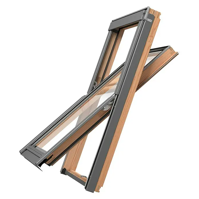 Solid Elements Krovni prozor Basic - 78 x 118 cm - Dijagonalni pogled