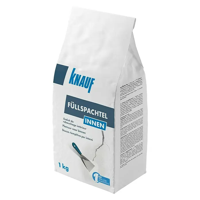 Knauf Füllspachtel - 1 kg - Diagonale Ansicht
