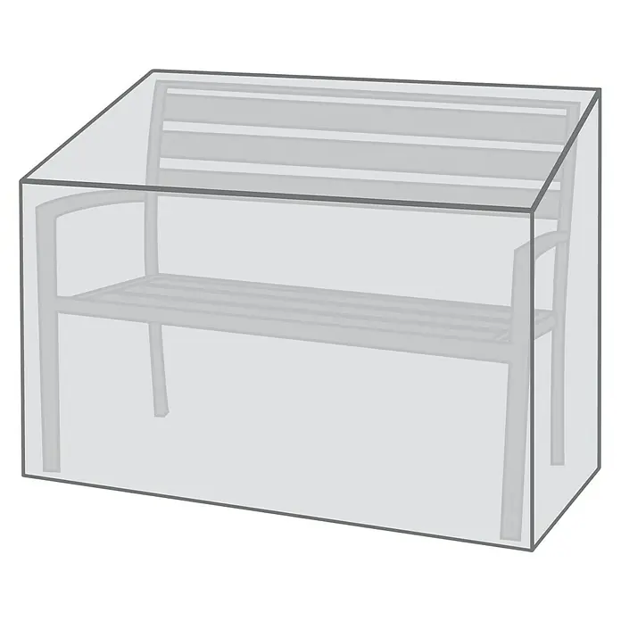 Sunfun Funda protectora para banco - Poliéster, 75 x 160 cm - Vista angular