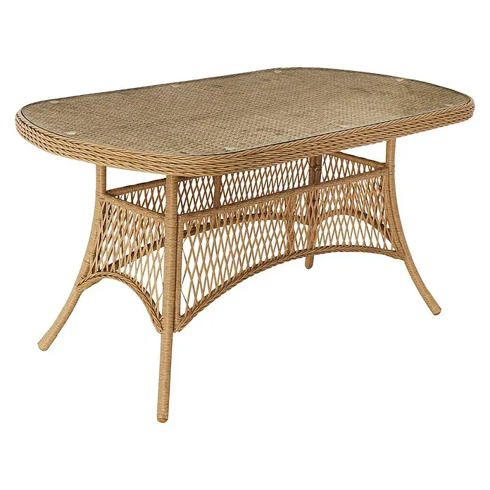 Sunfun Vrtni stol Sophie - D x Š: 140 x 80 cm, Karamela, Bež boje - Dijagonalni pogled