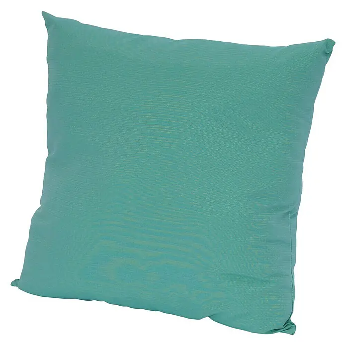 Sunfun Kissen Vanessa - L x B: 60 x 60 cm, Petrol, Baumwoll-Polyester-Mischgewebe - Vorderansicht