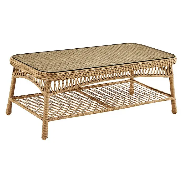 Sunfun Set de muebles de jardín Sophie - 2 piezas, Marrón natural - Vista angular