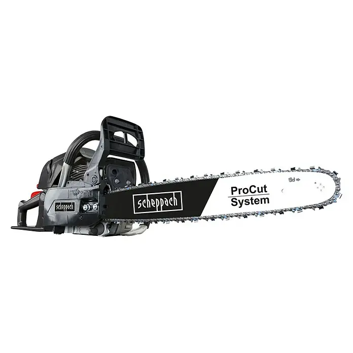 Scheppach Benzin-Kettensäge CSH56 - 2,3 kW, 56 cm³, Schwertlänge: 51 cm - Rechte Seitenansicht