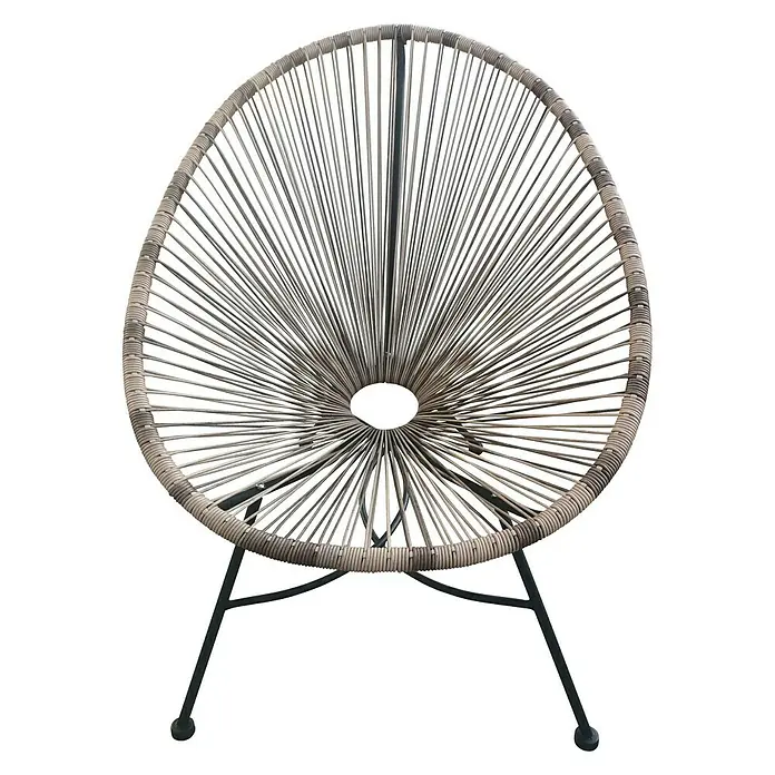 Sunfun Sillón de jardín Fidji - Marrón/Cappuccino - Vista frontal