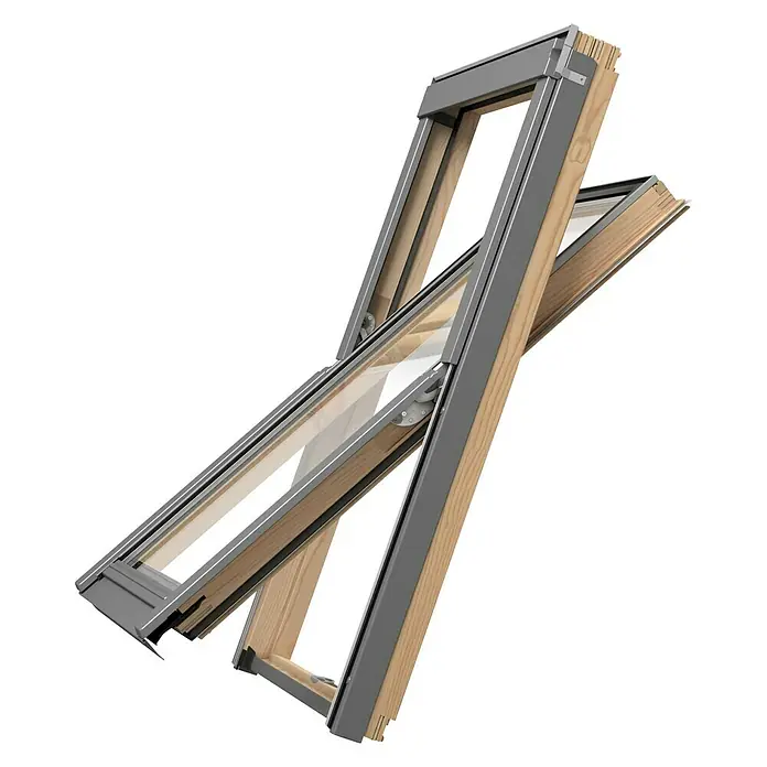 Solid Elements Krovni prozor Basic - 55 x 78 cm - Pogled s lijeve strane