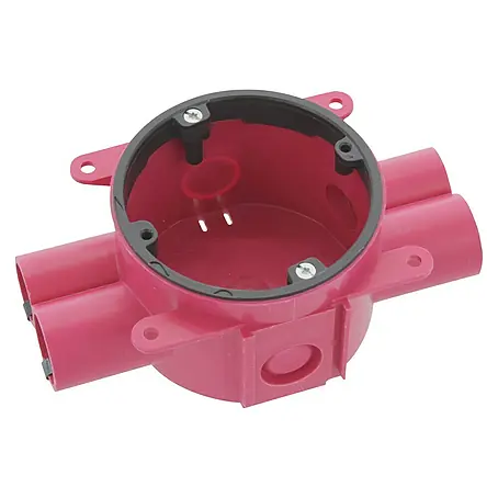 ABB  Hollewand-inbouwdoos Rood BWHW50