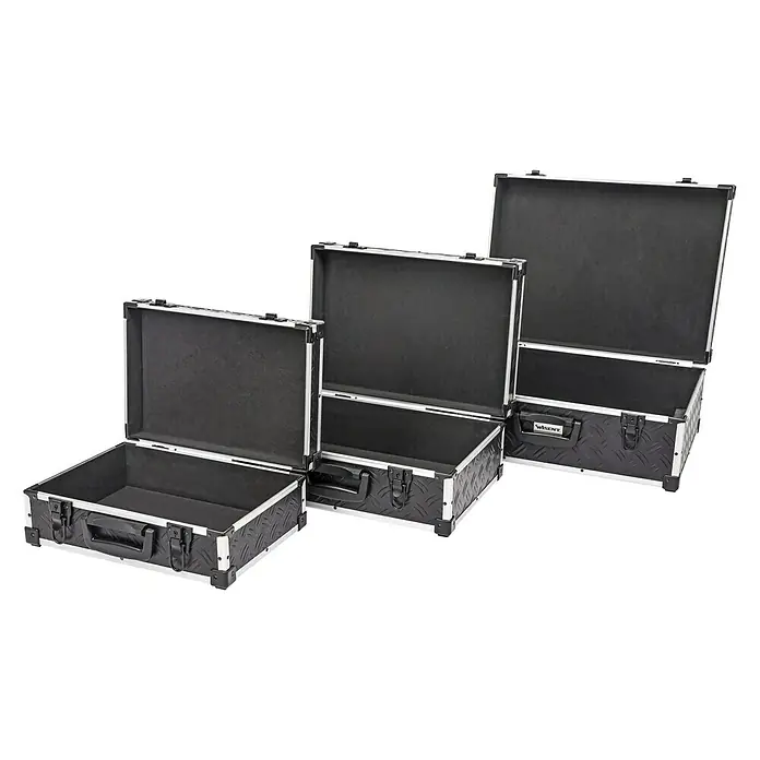 Wisent Werkzeugkoffer-Set TC Deluxe 3 in 1 - Geeignet für: Werkzeugaufbewahrung, Ohne Werkzeug, 3 Stk. - Diagonale Ansicht