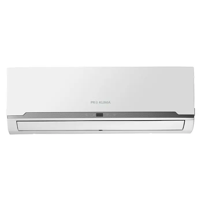 PR Klima Aire acondicionado Inverter PRO-12WDH - Potencia frigorífica máx. por unidad en BTU/h: 11.942 BTU/h, Potencia calorífica máx. por equipo en BTU/h: 12.966 BTU/h, Específico para: Habitaciones de hasta 25 m² - Vista frontal