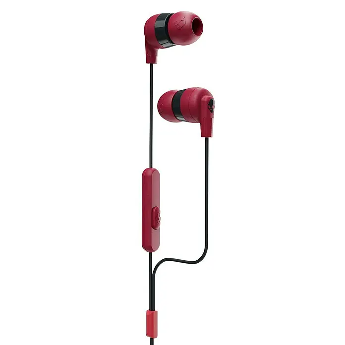 Skullcandy Auriculares In Ear Con micro INKD+ - 1 x jack 3,5 mm, Rojo - Primer plano