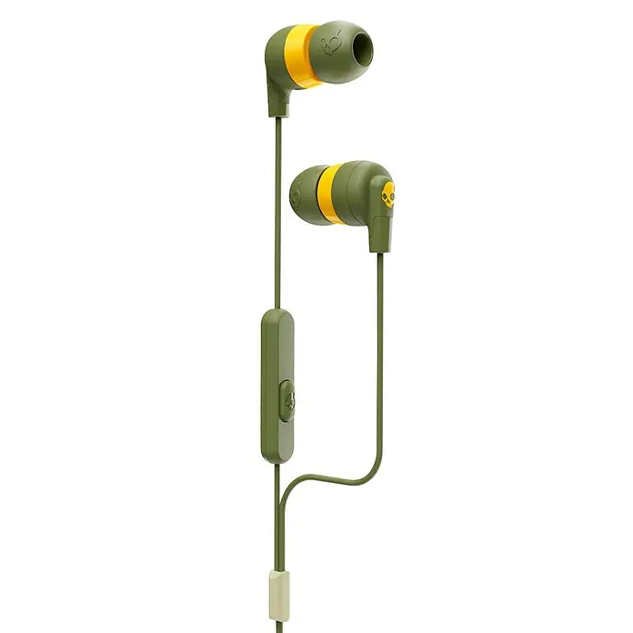 Skullcandy Auriculares In Ear Con micro INKD+ - 1 x jack 3,5 mm, Verde - Primer plano