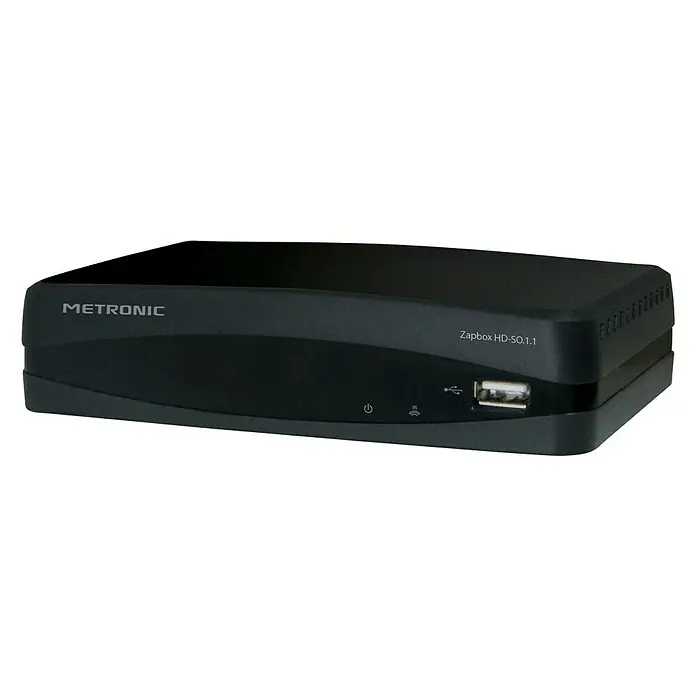 Metronic Receptor HD terrestre TDT - Negro - Vista angular
