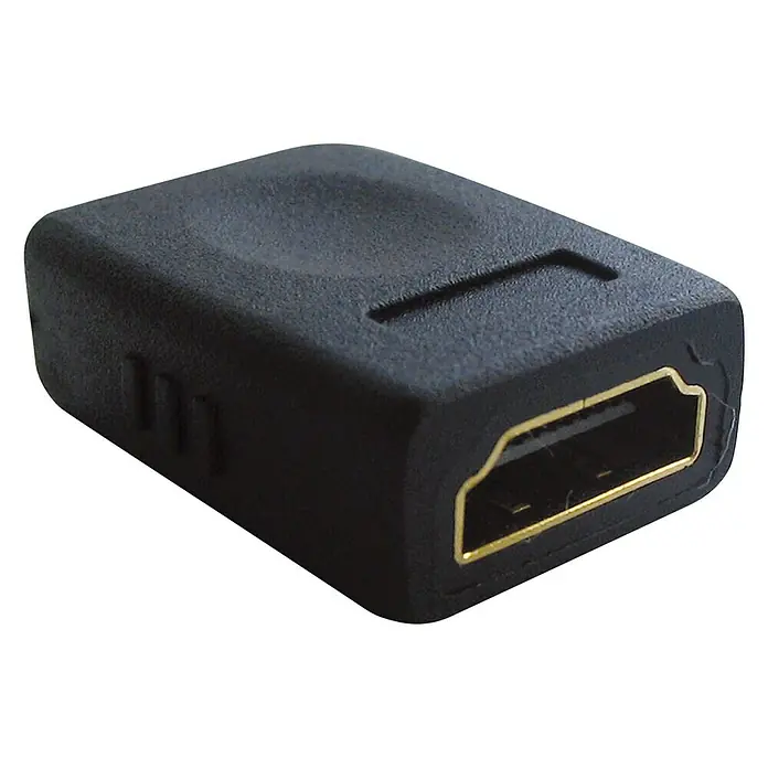 Metronic Adaptador HDMI - Negro, 1 x Toma HDMI - Vista angular