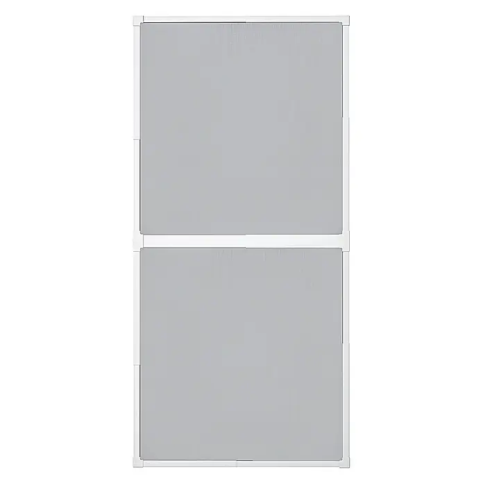 Tesa Insektenschutztür Insect Stop FALT - B x H: 100 x 220 cm, Farbe Rahmen: Weiß, Schrauben - Vorderansicht