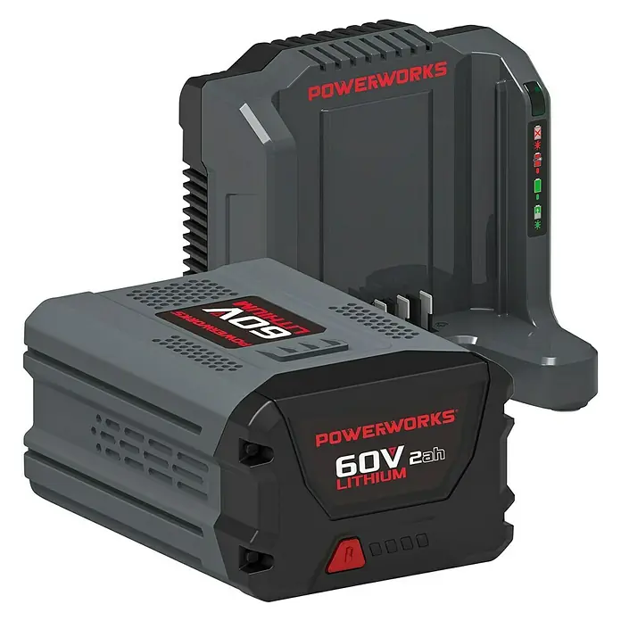 Powerworks Starterkit XL - 60 V, 2 Ah - Diagonale Ansicht